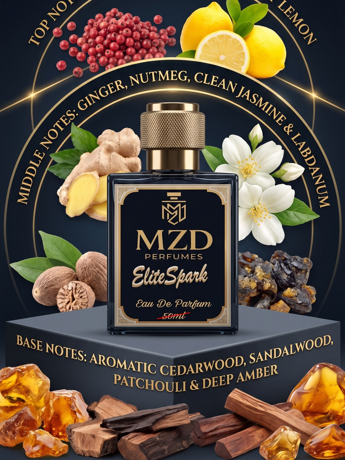 "EliteSpark" Eau De Parfum -by MZD Perfumes
