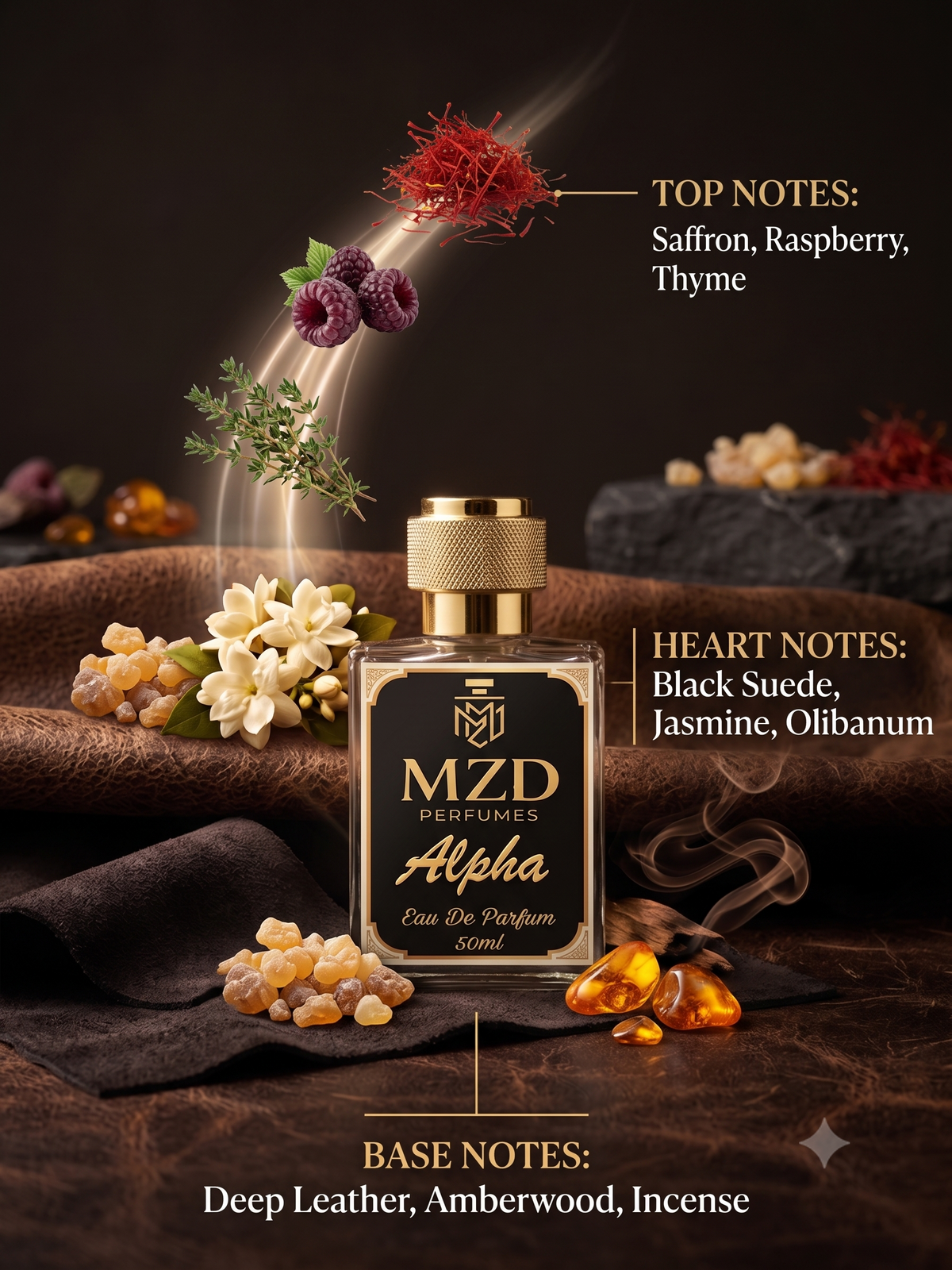 "Alpha" Eau De Parfum -by MZD Perfumes