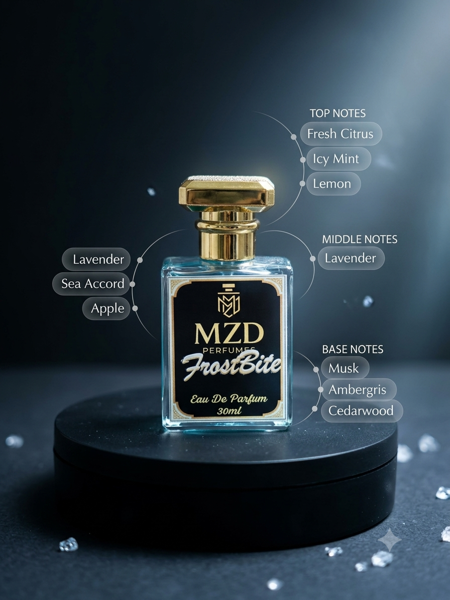 "FrostBite" Eau De Parfum -by MZD Perfumes