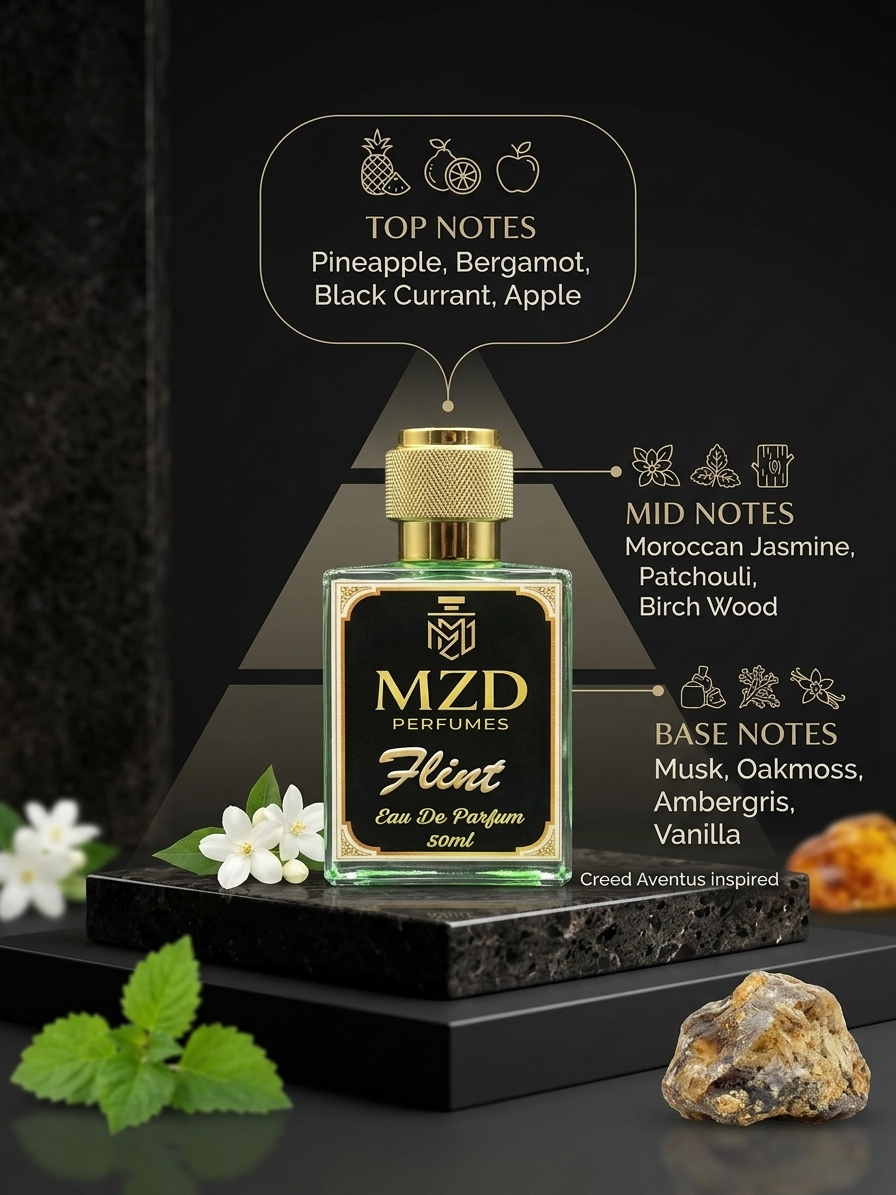 "Flint" Eau De Parfum -by MZD Perfumes
