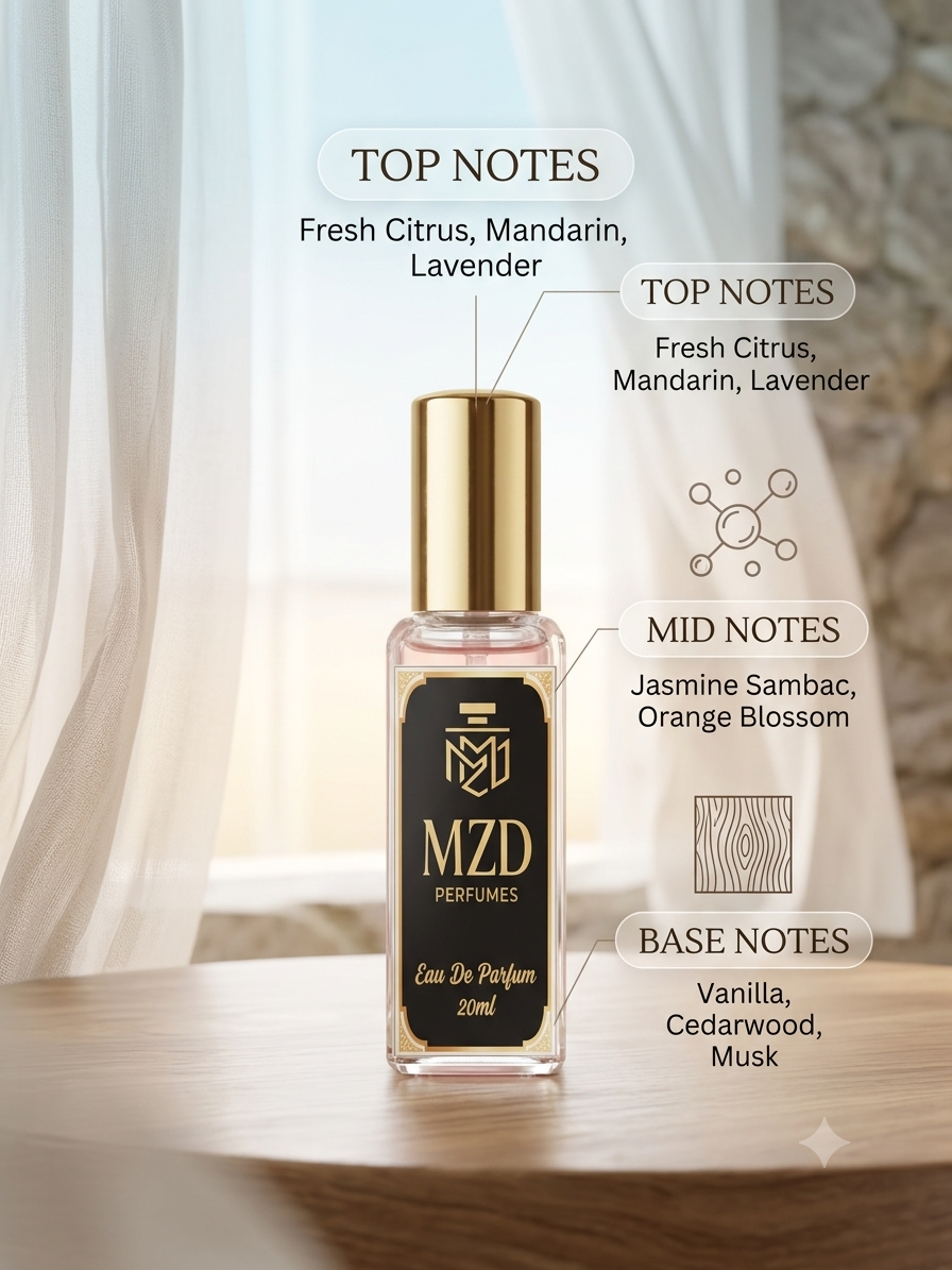"Breeze" Eau De Parfum -by MZD Perfumes