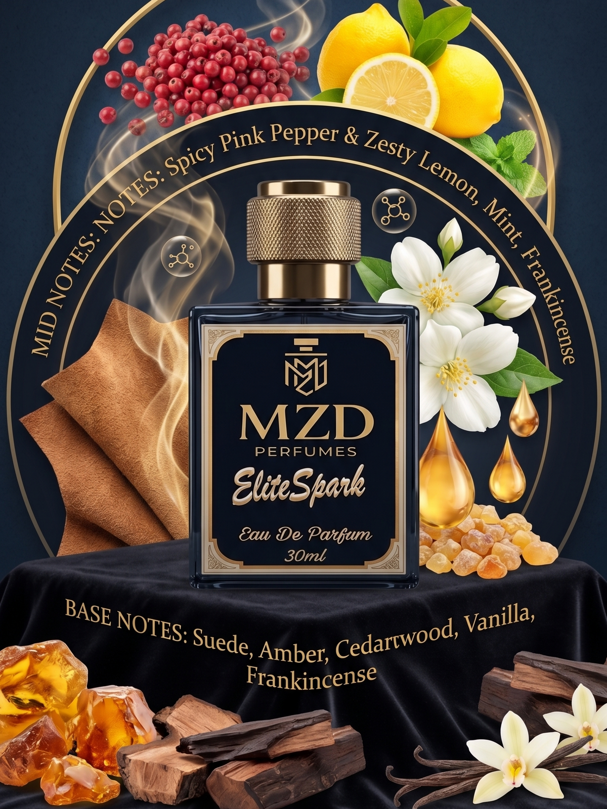 "EliteSpark" Eau De Parfum -by MZD Perfumes