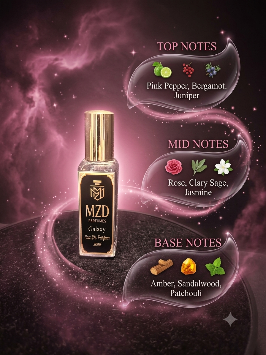 "Galaxy" Eau De Parfum -by MZD Perfumes