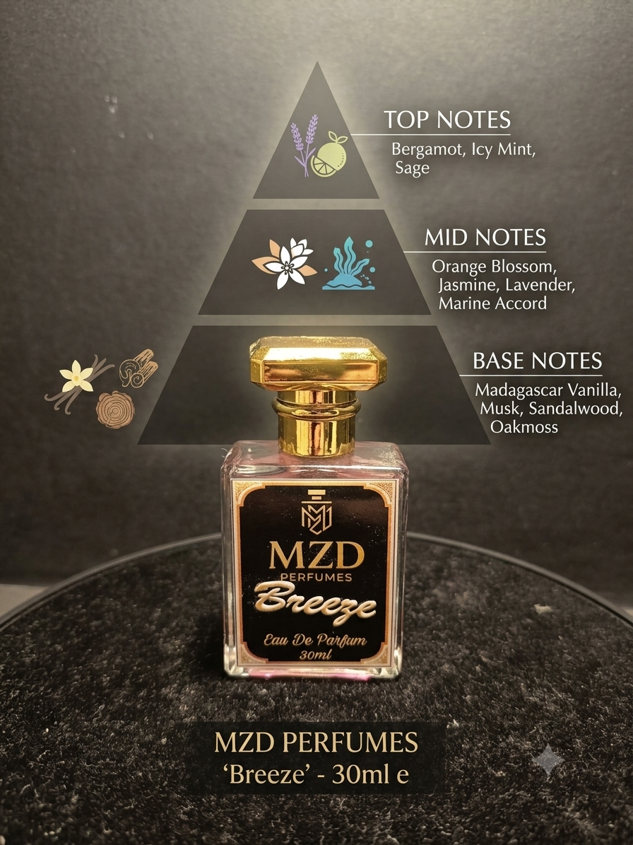 "Breeze" Eau De Parfum -by MZD Perfumes