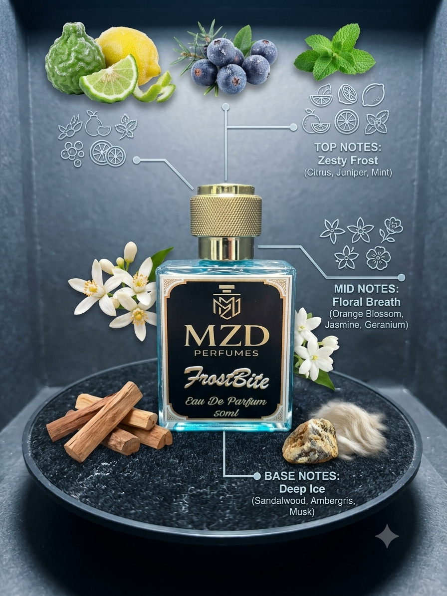 "FrostBite" Eau De Parfum -by MZD Perfumes
