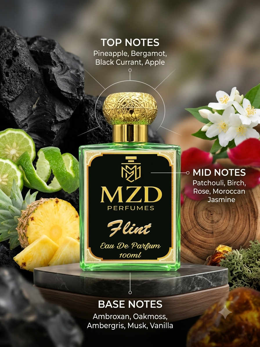 "Flint" Eau De Parfum -by MZD Perfumes
