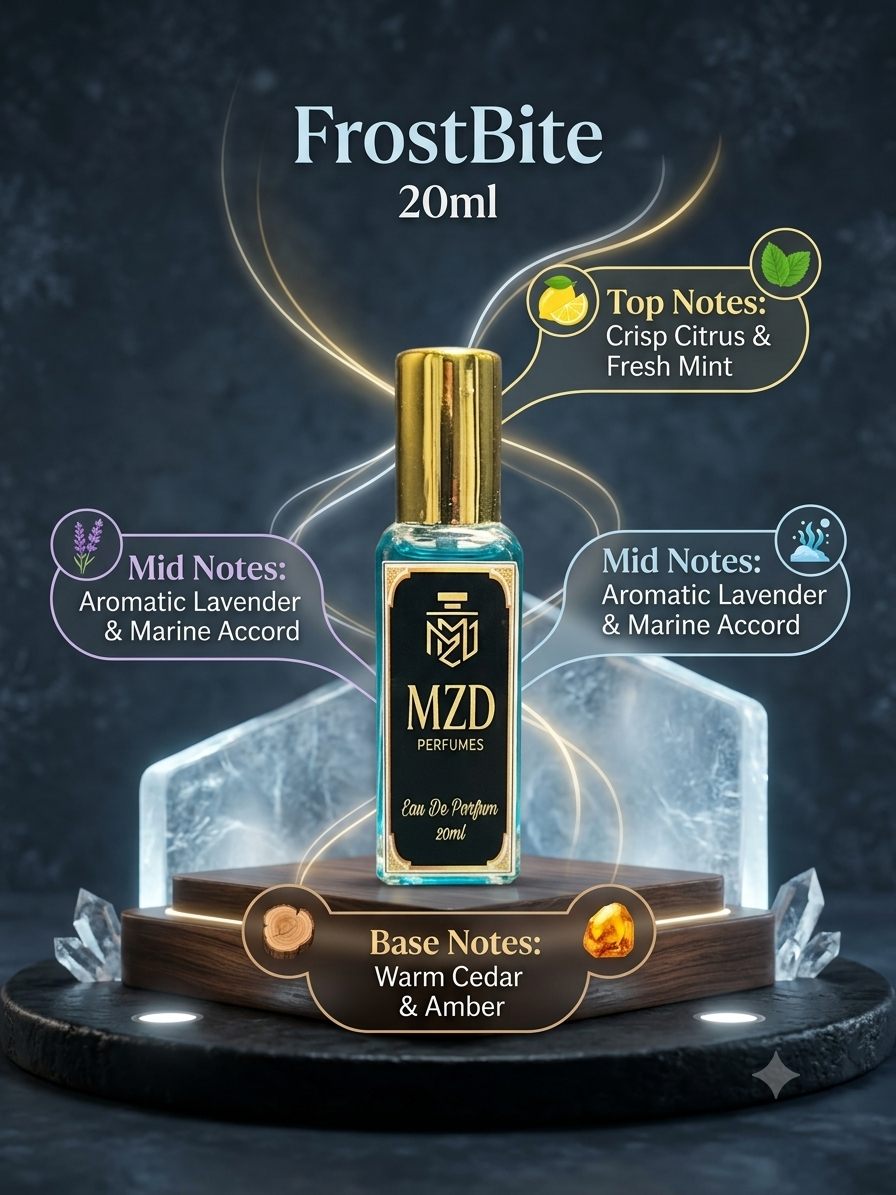 "FrostBite" Eau De Parfum -by MZD Perfumes