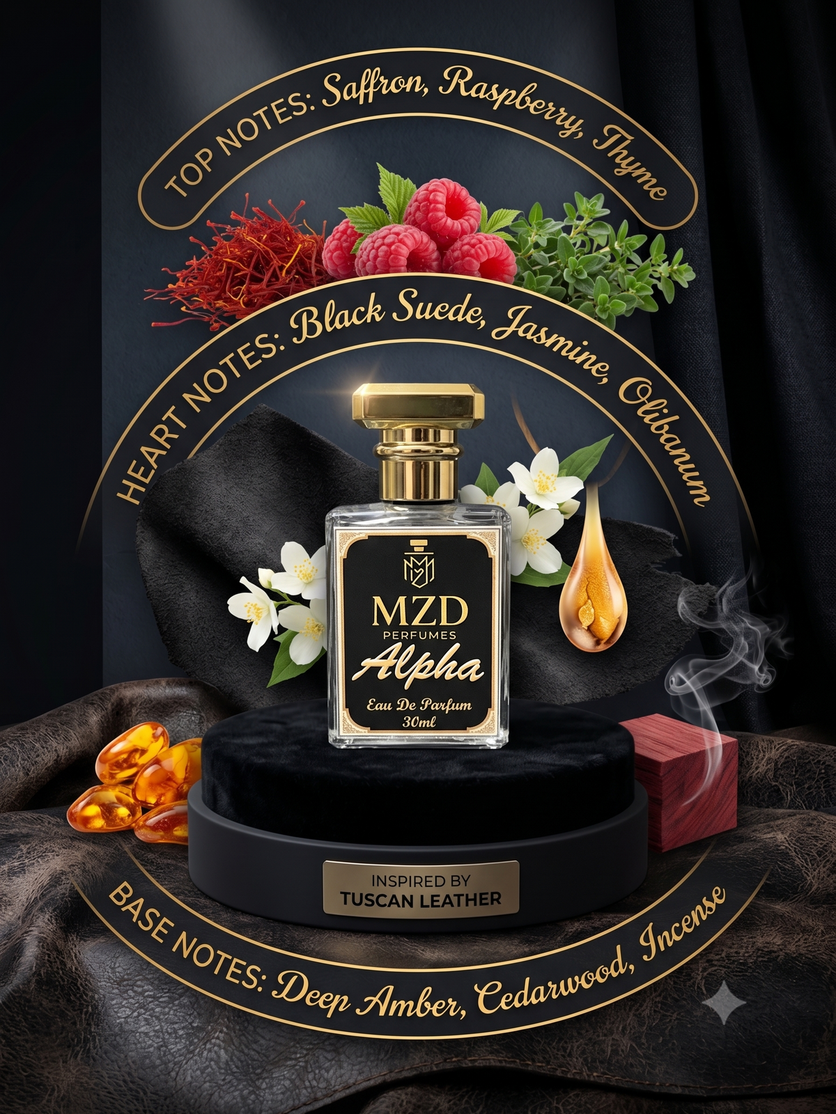 "Alpha" Eau De Parfum -by MZD Perfumes