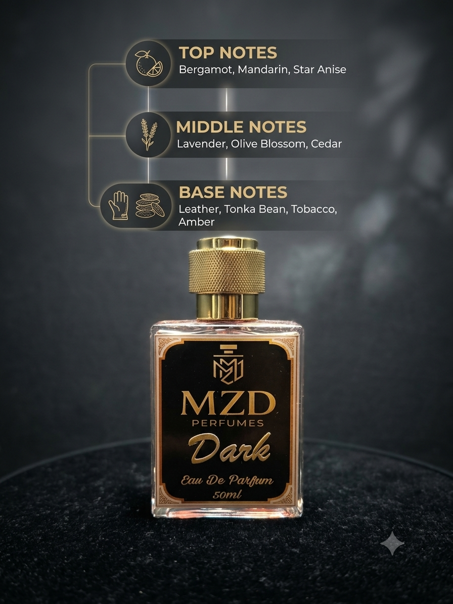 "Dark" Eau De Parfum -by MZD Perfumes