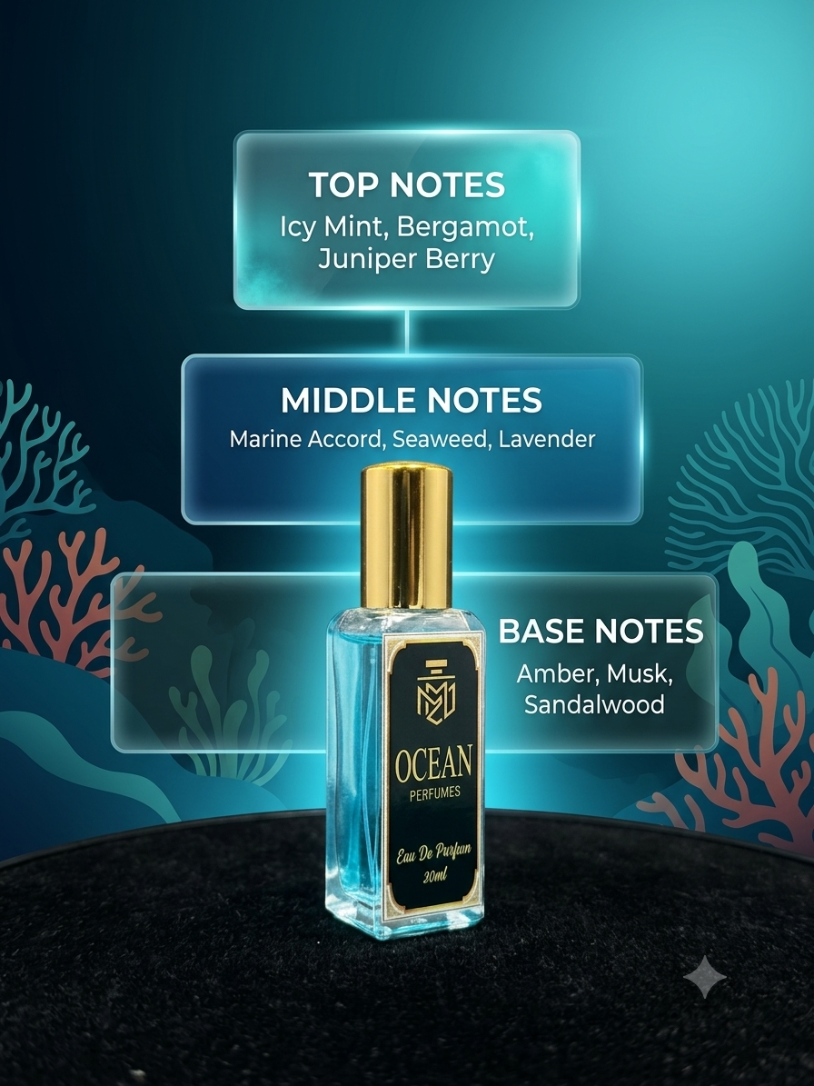 "Ocean" Eau De Parfum -by MZD Perfumes