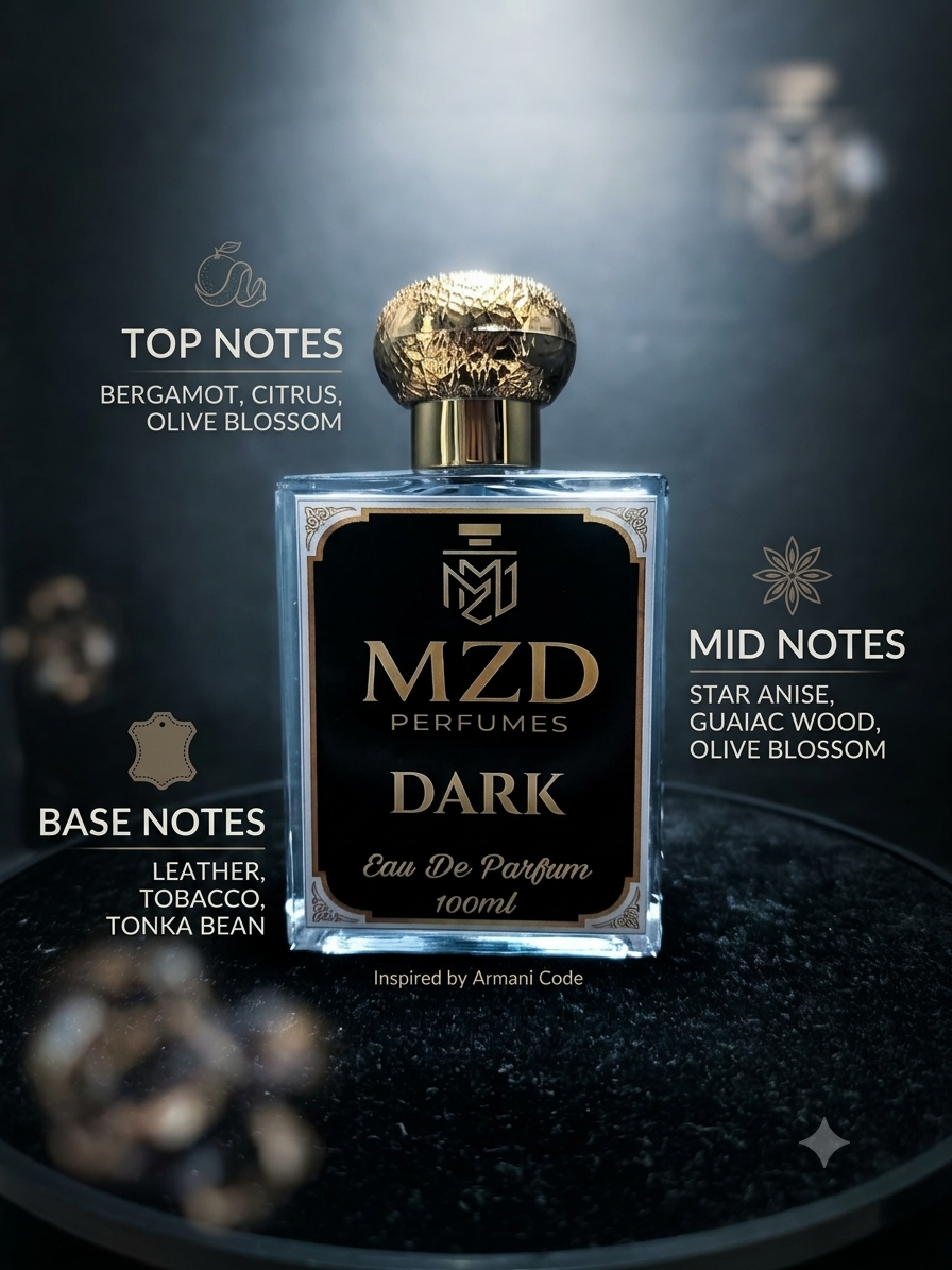 "Dark" Eau De Parfum -by MZD Perfumes