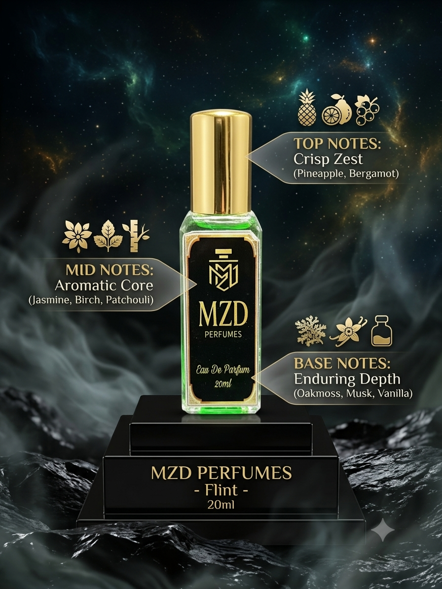 "Flint" Eau De Parfum -by MZD Perfumes
