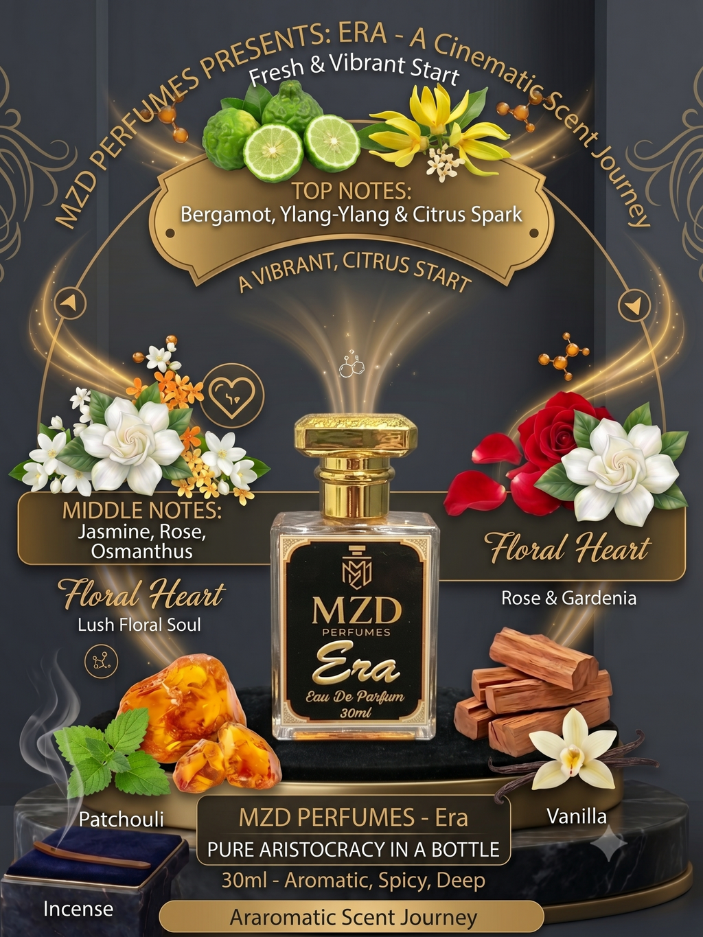 "Era" Eau De Parfum -by MZD Perfumes